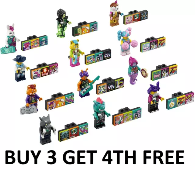 LEGO Vidiyo Bandmates Series 1 43101 pick choose your own BUY 3 GET 4TH FREE