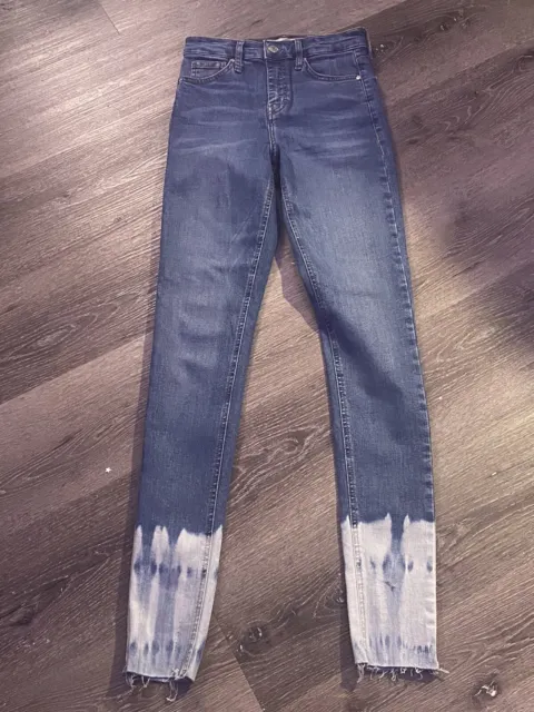 TopShop Moto Jamie Skinny Jeans Medium Wash Youth W26