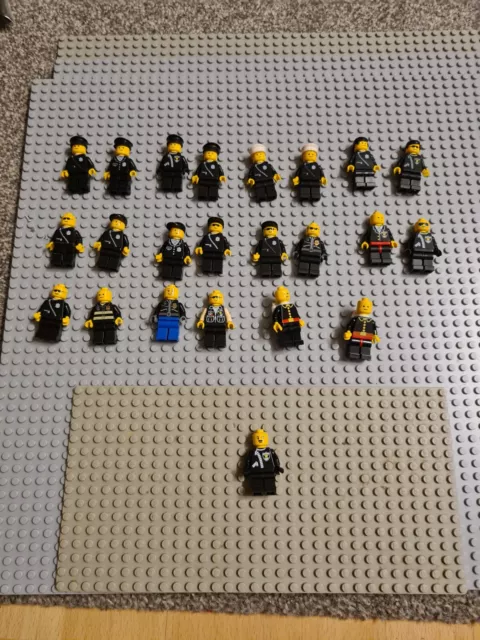 Lego Minifiguren Konvolut Polizei Und Feuerwehr Aus Diversen Releasejahren Plus