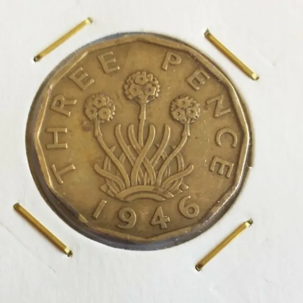 3 pence 1946 GRAN BRETAGNA (1) - 3 pence 1946 GREAT BRITAIN (1)