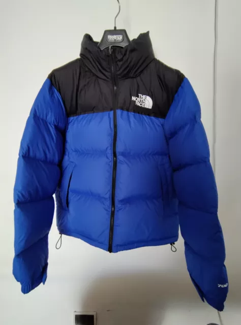 The North Face Retro 1996 Nuptse 700 Down Puffer Jacket Lapis Blue Size S