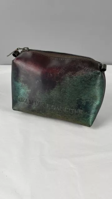 Jean Paul Gaultier JPG F/W 1995 Cyber Collection Holographic Cosmetic Bag, EUC