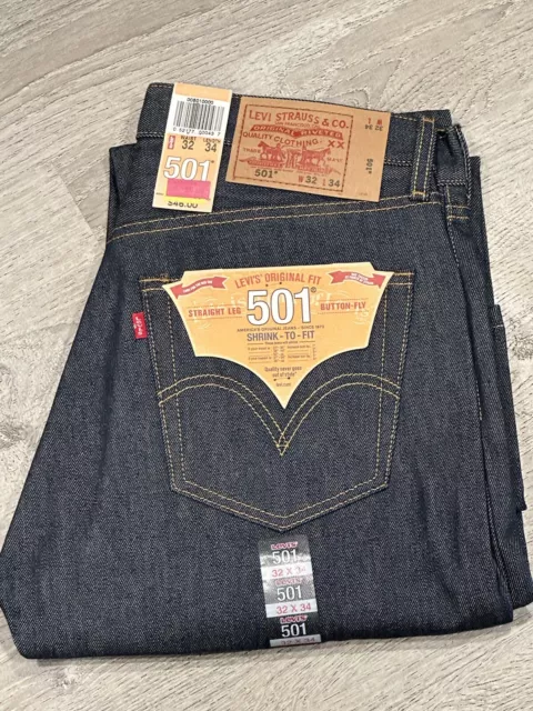 NWT 1984 LEVI'S 501 VINTAGE CLOTHING LVC Rigid SELVEDGE Blue Denim