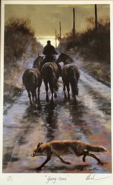 Mick Cawston Rare Limited Edition Signed Print  "Going Home"