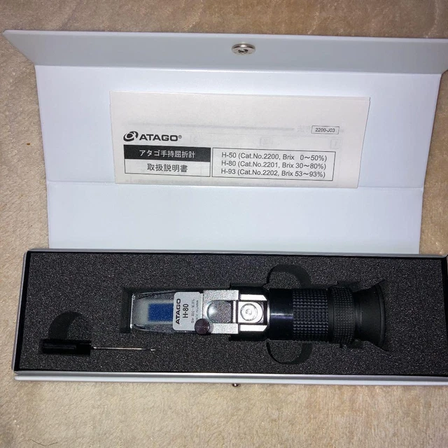 Unused Atago H-80 Brix Meter Heat Resistant from Japan