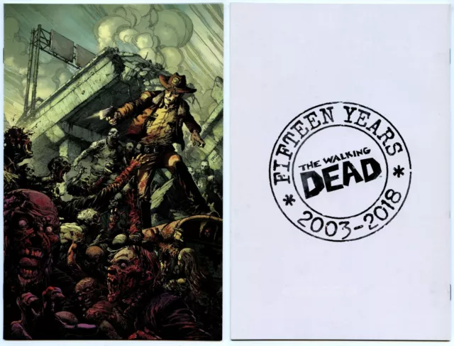 The Walking Dead #1 15th Anniversary Virgin Colour 1st appearance Rick Grimes