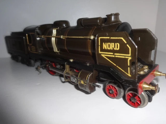 Locomotive JEP Petite Flèche D'Or 220 – Ancienne, En Tôle, Couleur Dorée Et Marron