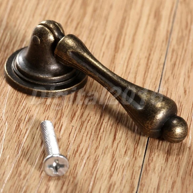 Durable Antique Brass Door Pull Handle Cabinet Cupboard Drawer Wardrobe Knobs