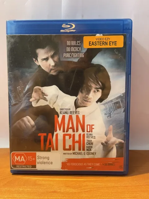 Man of Tai Chi (Blu-ray) Keanu Reeves Ex Rental In VGC Fast Free Postage
