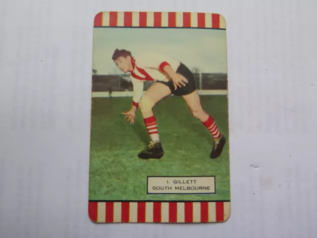 Coles Card Ian Gillett South Melbourne Football Club Swans Vfl 1954