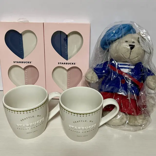 🌸 [New and unused] Starbucks Valentine ♡ Couple Pair Set ♡🌸 JAPAN 🌸 Bundle
