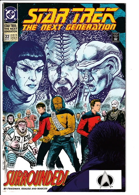 1991 Star Trek The Next Generation #22 "DC Comics" Comic Book