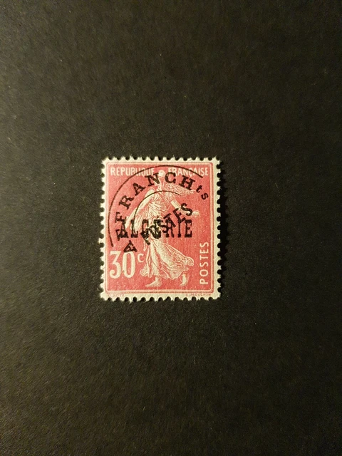 Timbre France Colonie Algérie Préoblitére N°6 Neuf ** Luxe Mnh 1947