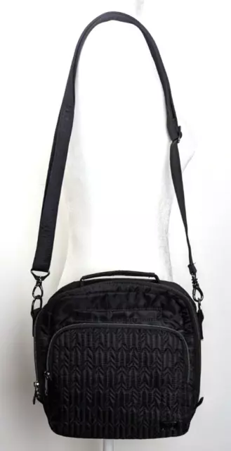 LUG Gray Ranger Crossbody Purse Quilted Pockets Shoulder Bag RFID Travel Wallet