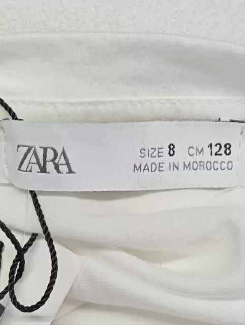 ZARA KIDS T-SHIRT Weiß New York Motiv Baumwolle Gr 128 EUR 14,95 ...
