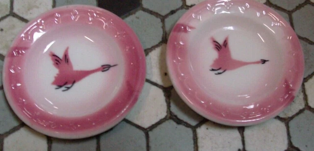 Syracuse Restaurant China The Traveler Milwaukee Road Dining Car 2 Butter Pats