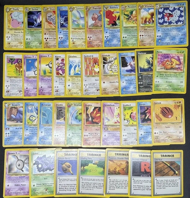 POKÉMON SET NEO Discovery Unlimited Common And Complete Eng Pl
