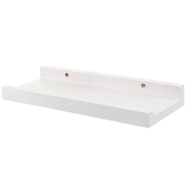 Wooden Floating Shelf Wall Mounted Rustic Floating Shelf for Bathroom Bedroom