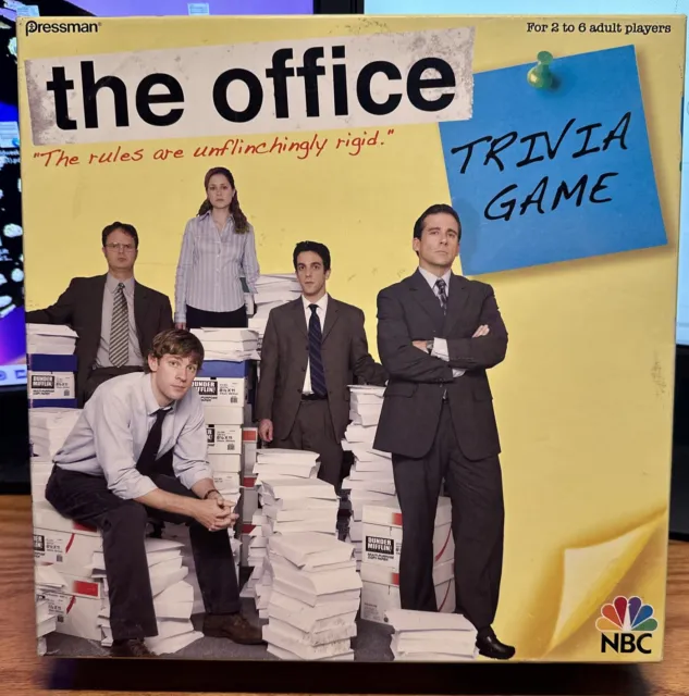 The Office Trivia Board Game #4123 NBC Pressman Dunder Mifflin 100% Complete NIB