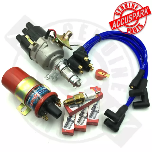 MGB Electronic Distributor and Ignition upgrade pack A with Blue leads