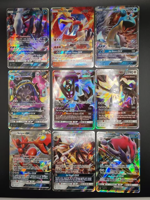 Pokemon GX Bundle Darkrai Ho-oh Lapras Muk Necrozma Scizor Solgaleo Zoroark