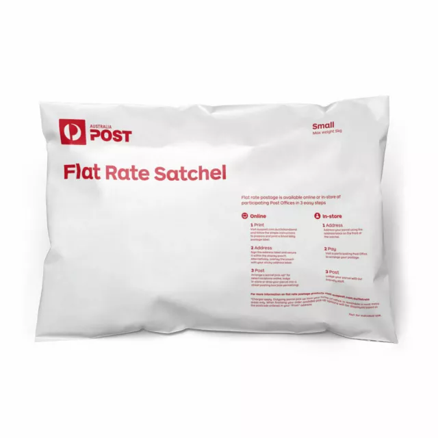100x AusPost Small Flat Rate Satchel | Australia Post | 100 Bag Pack