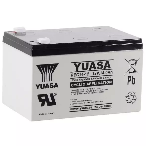 Yuasa REC14-12 12v 14Ah Cyclic Battery