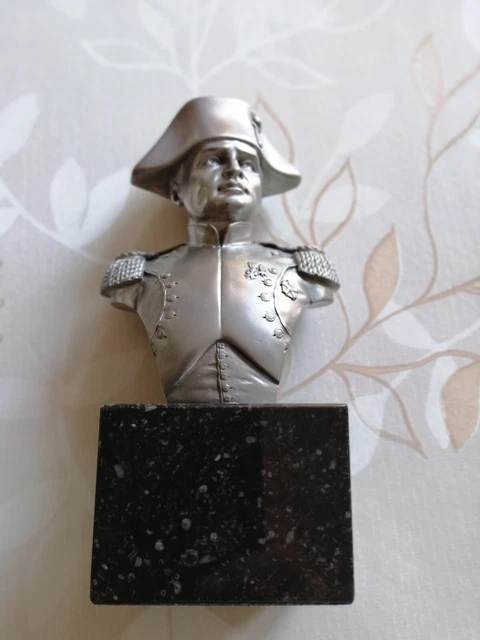 Buste Ancien Napoléon 1er En étain – Thème Prince – Figurine De Collection