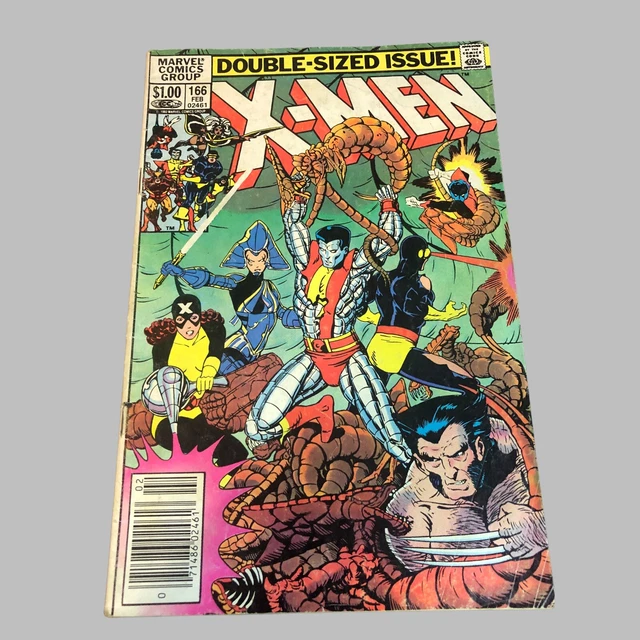 Uncanny X-Men #166 Fine Condition 1983 Marvel Comics 1st Appearance Lockheed