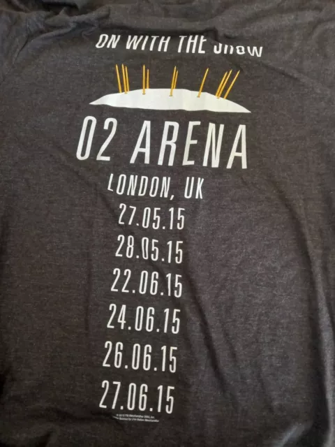 Fleetwood Mac Rare O2 2015 Concert  Tour T-SHIRT Size L