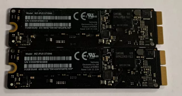  Apple MacBook Pro Retina/MacBook Air 2013 2014 2015 512 GB SSD 655-1805D
