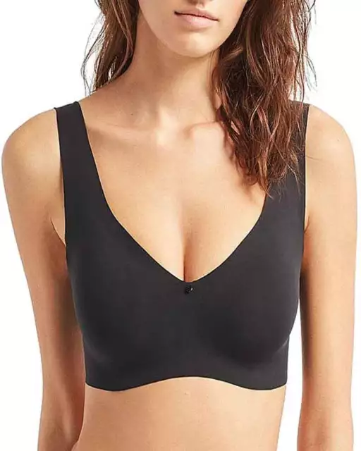 Gisela Reggiseno 387 Senza Cuciture In Morbida Microfibra Colore Nero