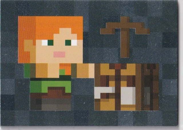 PANINI MINECRAFT TIME To Miniera Trading Carte Mappa No. 166 Blocco