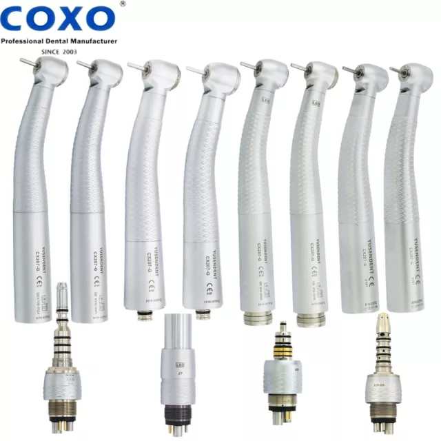 COXO Dental High Speed LED Coupler Fiber Optic Handpiece fit KaVo NSK Sirona GW 2