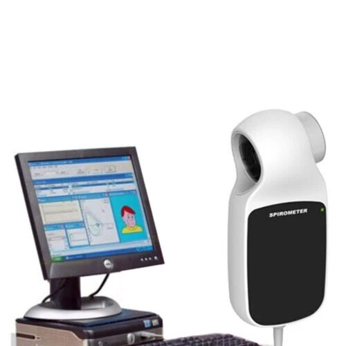 Hand-held Spirometer,FVC,VC, MVV Pulmonary Lung Breathing Mouthpiece SW Spm-A