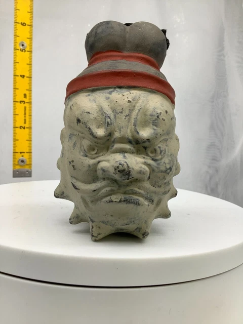 Campana di argilla giapponese Ceramica Dorei Antiquariato asiatico Vecchio...
