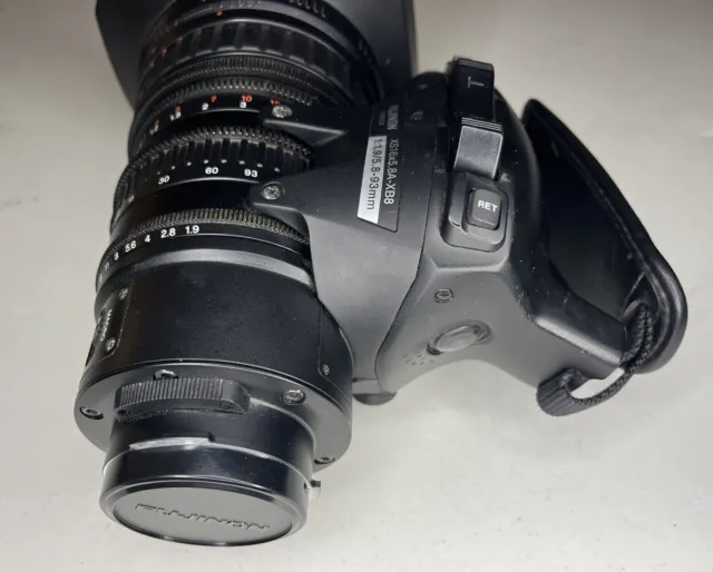 Fujinon TV Lens XS16x5.8A-XB8 1/2"Mount HD Zoom Lens Fujifilm 1:1.9/5.8-9mm used