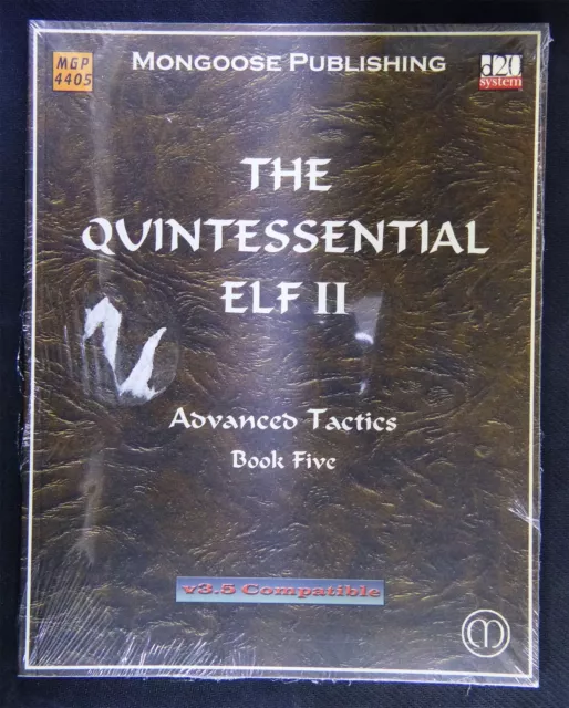 The Quintessential Elf 2 - Advanced Tactics Book Five - D20 System - RPG #15P