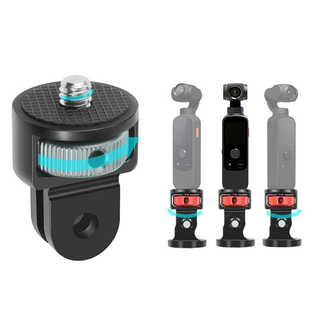 ShipeeKin Adattatore in Alluminio da 1/4 inch - 20 Pollici Adattatore per Treppiede Accessorio per Fotocamera Gopro
