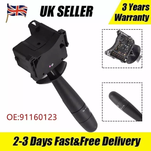 For Vauxhall Vivaro Movano Renault Trafic Front Windscreen Wiper Stalk Switch