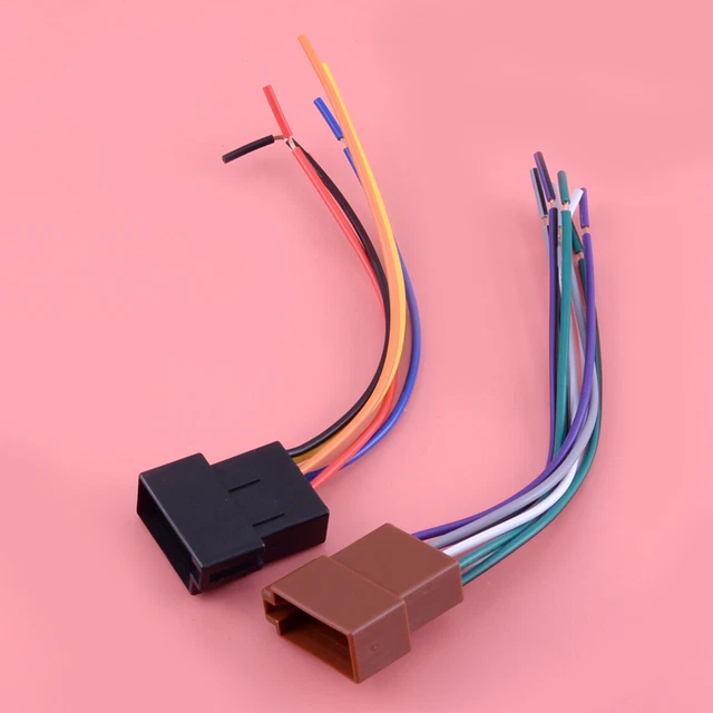 STEREO FEMALE SOCKET Radio ISO Wire Harness Adapter Connector Universal