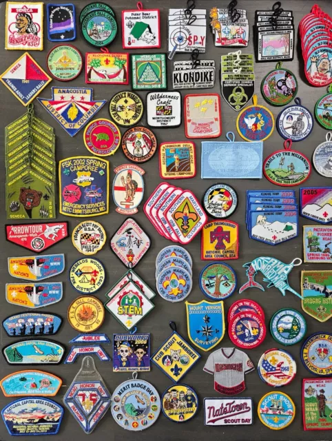 National Capital Area Council NCAC Boy Scouts of America BSA Patch Lot of 140 3