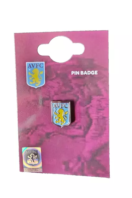 Aston Villa  Fc Club Enamel Crest Pin Badge Football Club New