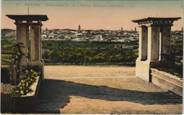 CPA AK MAROC MEKNES Panorama Vu de L'Hotel (10759)