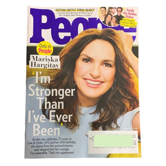 PEOPLE MAGAZINE JANUARY 22 2024 Mariska Hargitay Law Order Inside