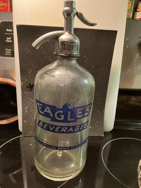 Vintage Eagle S Beverages Seltzer Bottle