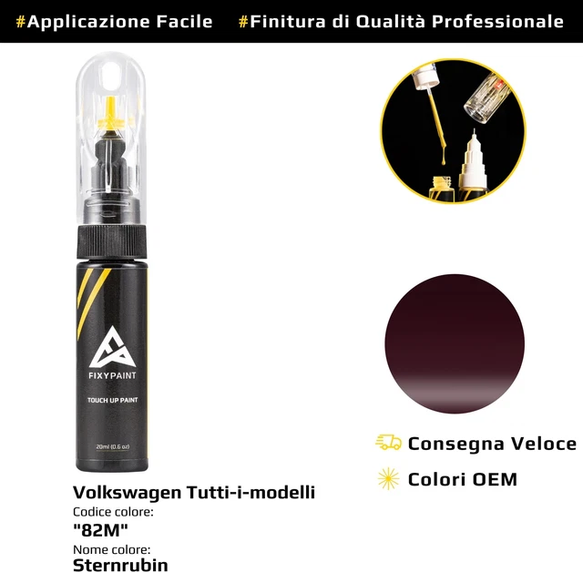 Penna Di Ritocco Vernice Multiuso - Per Ritocchi Rapidi Su Auto, Moto, Campeggio, Elettrodomestici E Casa