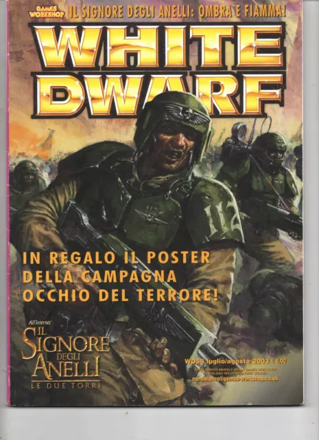 Rivista WHITE DWARF N. 56 Agosto 2003 Games Workshop Warhammer Italian Magazine