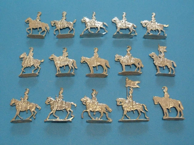 8 Zinnfiguren - Plat D'étain Tyrol Premier Empire - 30mm - À Peindre