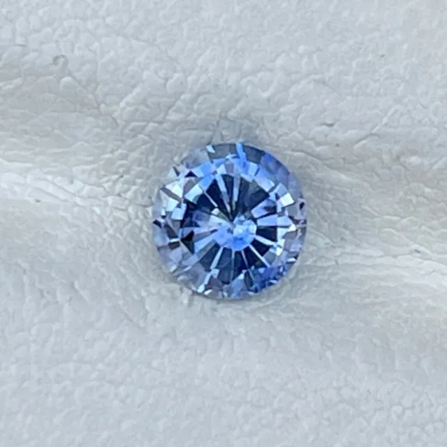 Natural Blue Sapphire 1.04 Cts Round Cut Sri Lanka  Loose Gemstone